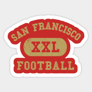 San Francisco Football III Sticker